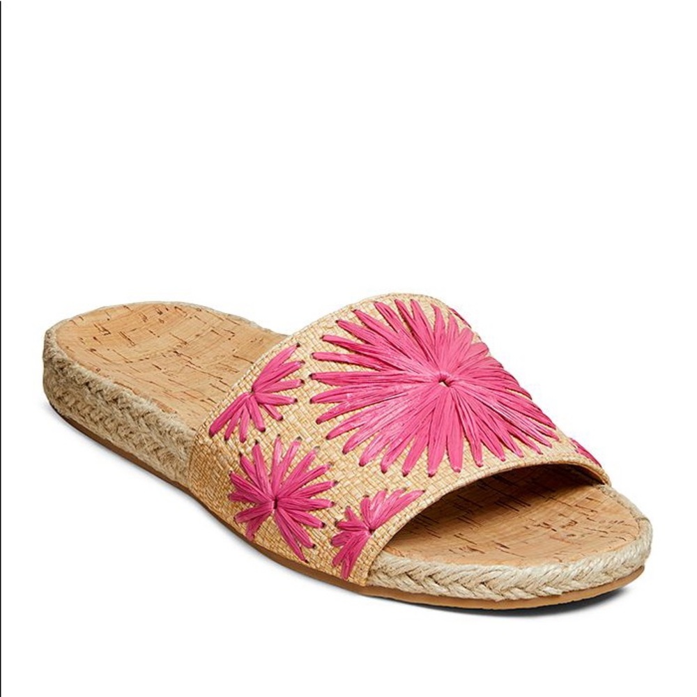 NEW Jack Rogers Bettina Slide, Magenta. Size-6.5